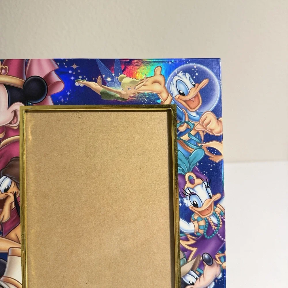 Disney 50th Anniversary 5x7 Photo Frame Mickey Mouse Minnie Pluto Daisy Goofy
